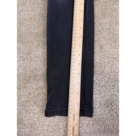 Gap Legging Jeans Women's Black Size 2 26 Distressed Denim Stretch Skinny E339 - Picture 11 of 13